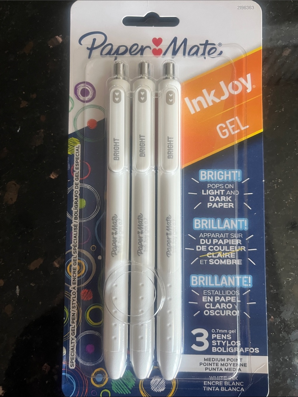 InkJoy Gel Pens Set- Bright White & Pastel Packs by Paper Mate - Picture 3 of 6